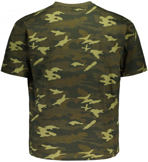 Big Bones X2175 Camo T-Shirt Green - Μακό μπλουζάκια - Aνδρικά μπλουζεσ μεγάλα μεγέθη