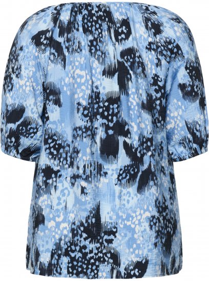 Kaffe Curve Aliana Tunic Blue Flower Animal - Τουνίκ - 