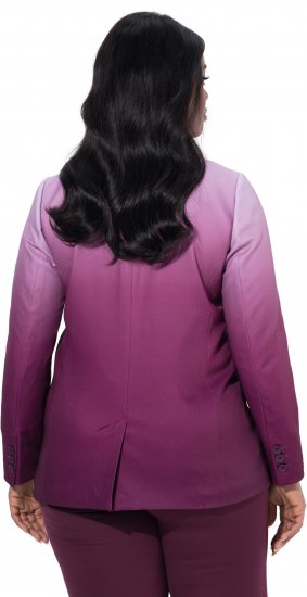 Ulla Popken Σακάκι Με Ντεγκραντέ Χρώματα Berry - Μπλέιζερ - 