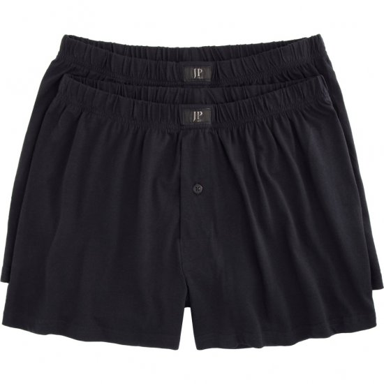 JP1880 Boxers OEKO-TEX Soft Stretch Black - Εσώρουχα/Μαγιό - Aνδρικά Εσώρουχα μεγάλα μεγέθη