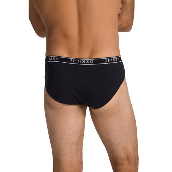 JP1880 Briefs Stretch Cotton 2-Pack Black - Εσώρουχα/Μαγιό - Aνδρικά Εσώρουχα μεγάλα μεγέθη
