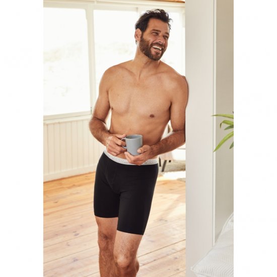 JP1880 Boxers Flexnamic OEKO-TEX Long Black - Εσώρουχα/Μαγιό - Aνδρικά Εσώρουχα μεγάλα μεγέθη