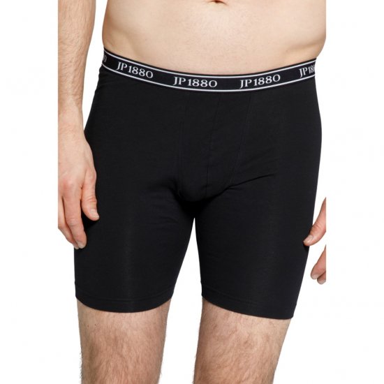 JP1880 Boxers Flexnamic OEKO-TEX Long Black - Εσώρουχα/Μαγιό - Aνδρικά Εσώρουχα μεγάλα μεγέθη