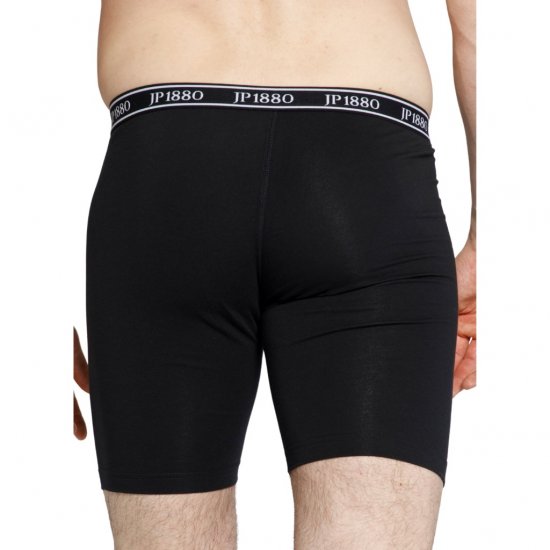 JP1880 Boxers Flexnamic OEKO-TEX Long Black - Εσώρουχα/Μαγιό - Aνδρικά Εσώρουχα μεγάλα μεγέθη
