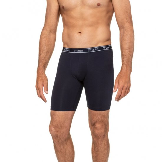 JP1880 Boxers Long OEKO-TEX Flexnamic Navy - Εσώρουχα/Μαγιό - Aνδρικά Εσώρουχα μεγάλα μεγέθη