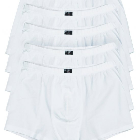 JP1880 Boxershorts OEKO-TEX 5-Pack White - Εσώρουχα/Μαγιό - Aνδρικά Εσώρουχα μεγάλα μεγέθη