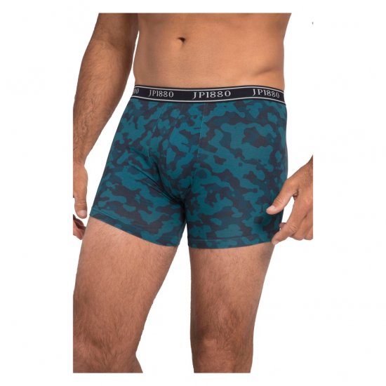 JP1880 Boxershorts Flexnamic OEKO-TEX Mid 2-Pack Blue - Εσώρουχα/Μαγιό - Aνδρικά Εσώρουχα μεγάλα μεγέθη