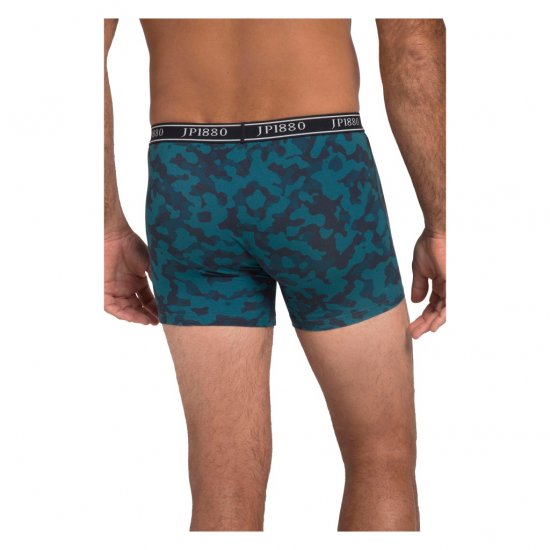 JP1880 Boxershorts Flexnamic OEKO-TEX Mid 2-Pack Blue - Εσώρουχα/Μαγιό - Aνδρικά Εσώρουχα μεγάλα μεγέθη
