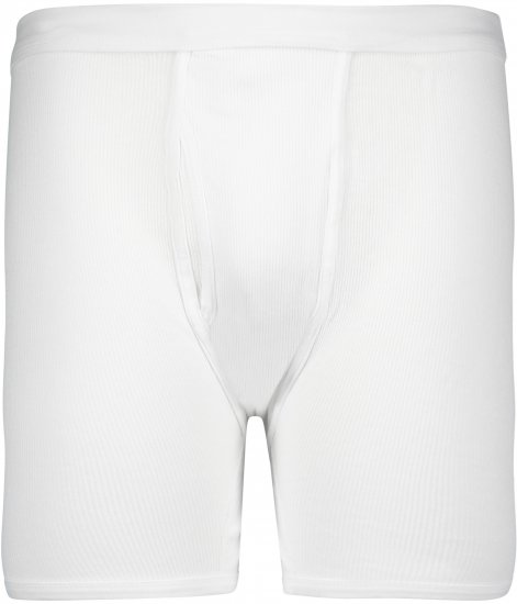 Adamo Prestige Boxershorts Double Ribbed White - Εσώρουχα/Μαγιό - Aνδρικά Εσώρουχα μεγάλα μεγέθη