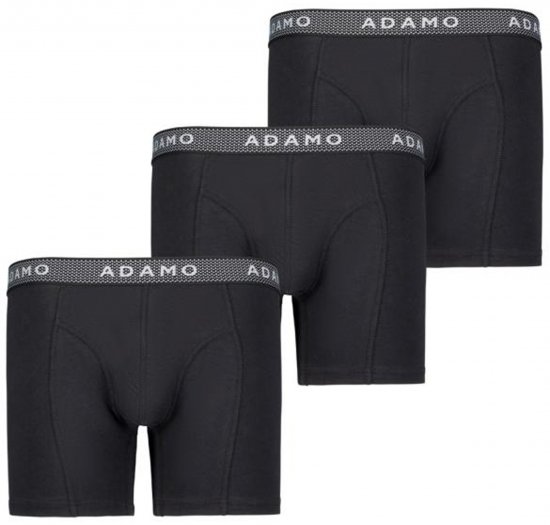 Adamo Jerry Maxi Boxers 702 Black 3-pack - Εσώρουχα/Μαγιό - Aνδρικά Εσώρουχα μεγάλα μεγέθη