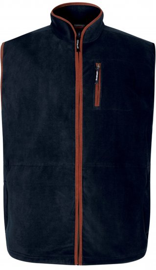 Espionage FL047 Microfleece Gilet Navy - Αμάνικα μπουφάν - Γιλέκα σε μεγάλα μεγέθη