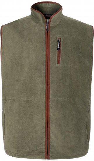 Espionage FL047 Microfleece Gilet Olive Green - Αμάνικα μπουφάν - Γιλέκα σε μεγάλα μεγέθη
