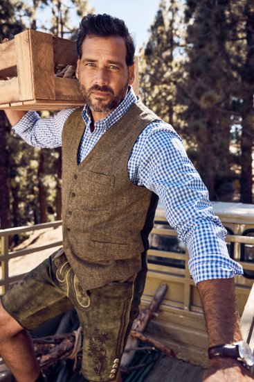 JP1880 Vest Tweed Wool Blend Traditional Light Brown - Γιορτινά ρούχα - Γιορτινά ρούχα – Για να γιορτάζεις με στυλ και άνεση