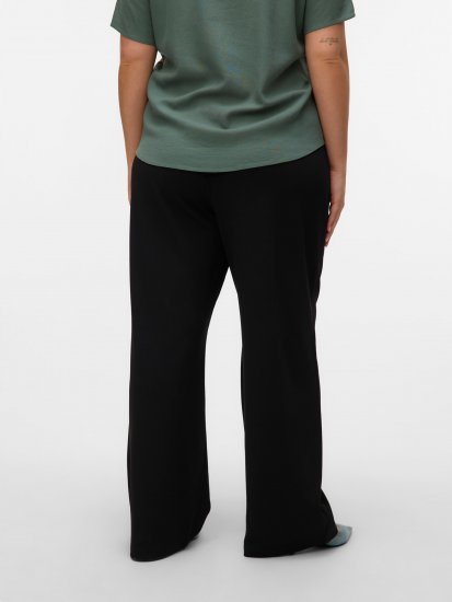 Vero Moda Berlin Zamira Wide Leg Pants Black - Παντελόνια - 