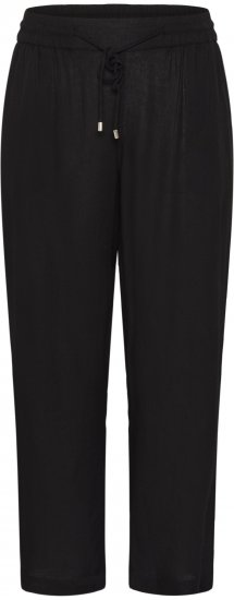 Kaffe Curve Mille Wide Pants Black Deep - Παντελόνια από ύφασμα - 