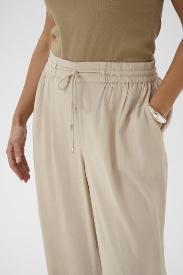 Kaffe Curve Mille Wide Pants Feather Grey - Παντελόνια από ύφασμα - 