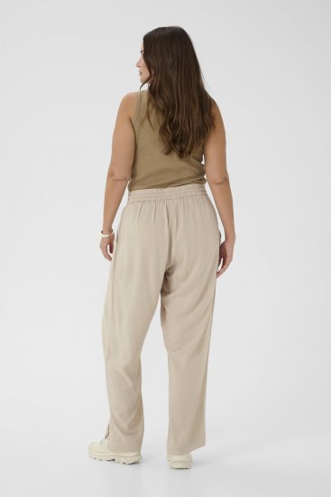 Kaffe Curve Mille Wide Pants Feather Grey - Παντελόνια από ύφασμα - 