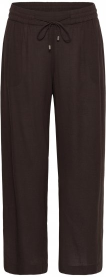 Kaffe Curve Mille Wide Pants Coffee Brown - Παντελόνια από ύφασμα - 