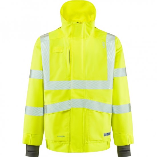 Leo Dartmoor Ecoviz 15K Performance+ Breathable Bomber Jacket Hi-Vis Yellow - Ρούχα εργασίας - Aνδρικά ρούχα εργασίας μεγάλα μεγέθη
