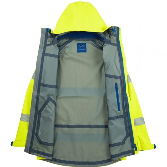 Leo Marisco LTEC 20K High Performance Breathable Waterproof Hi-Vis Yellow - Ρούχα εργασίας - Aνδρικά ρούχα εργασίας μεγάλα μεγέθη