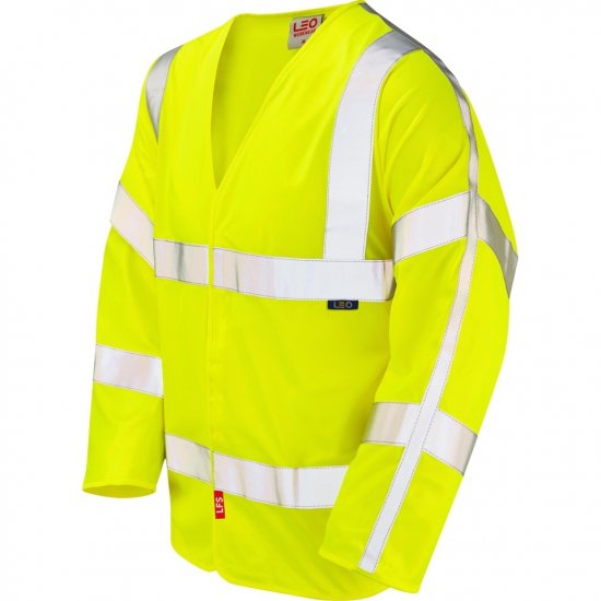 Leo Parkham Ecoviz Lfs Sleeved Waistcoat Hi-Vis Yellow - Ρούχα εργασίας - Aνδρικά ρούχα εργασίας μεγάλα μεγέθη
