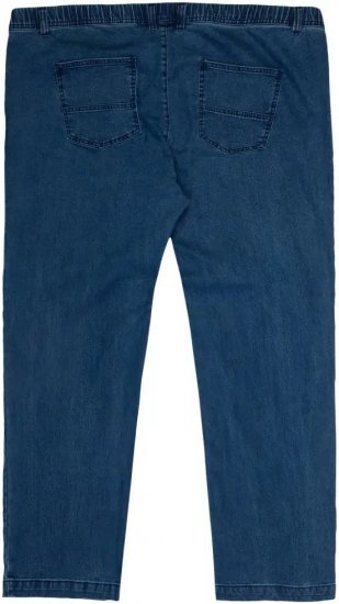 Lavecchia 0801 Jeans Comfort Fit with Stretch Waist Blue - Τζιν και παντελόνια - Aνδρικα τζιν παντελόνια μεγάλα μεγέθη