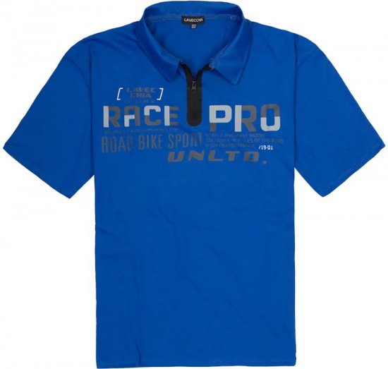 Lavecchia 2030 Polo Shirt Short Sleeve Royal Blue - Πόλο μπλουζάκια - Aνδρικά μπλουζακια πολο μεγάλα μεγέθη