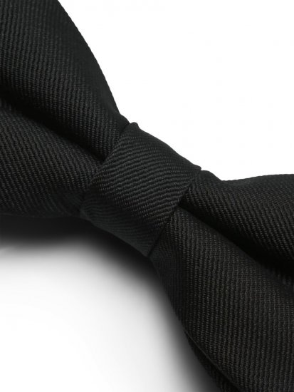 Jack & Jones Solid Παπιγιόν Μαύρο - Γραβάτες και παπιγιόν - 