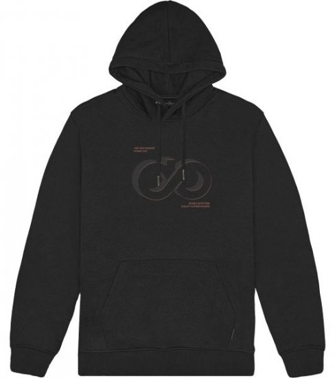 Double Outfitters MTOP-1146 Φούτερ με κουκούλα Μαύρο - φούτερ/Φούτερ με κουκούλα - φούτερ/Φούτερ με κουκούλα ανδρικά μεγάλα μεγέθη 