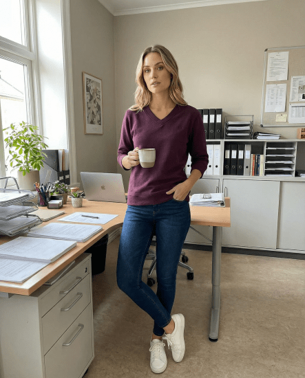 Nora Mikken GELINA Sweater Mauve Wine - ΓΥΝΑΙΚΕΊΑ ΡΟΎΧΑ XS-XXL - 