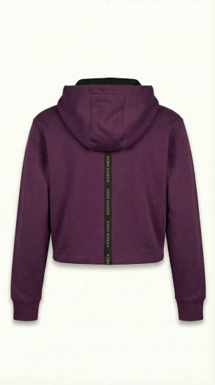 Nora Mikken KAMILLA Cropped Hoodie Mauve Wine - ΓΥΝΑΙΚΕΊΑ ΡΟΎΧΑ XS-XXL - 