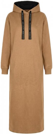 Nora Mikken MARTINA Maxi Hoodie Dress Camel - ΓΥΝΑΙΚΕΊΑ ΡΟΎΧΑ XS-XXL - 