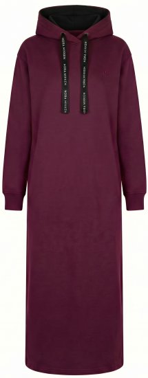 Nora Mikken MARTINA Maxi Hoodie Dress Mauve Wine - ΓΥΝΑΙΚΕΊΑ ΡΟΎΧΑ XS-XXL - 