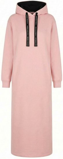 Nora Mikken MARTINA Maxi Hoodie Dress Peach Whip - ΓΥΝΑΙΚΕΊΑ ΡΟΎΧΑ XS-XXL - 