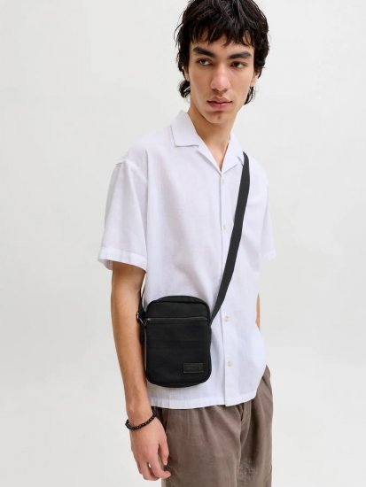 Jack & Jones Pascal Τσάντα χιαστί Μαύρο - Τσάντες - 