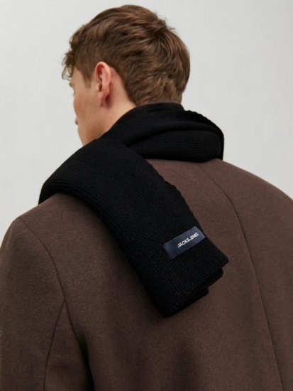 Jack & Jones DNA Κασκόλ Μαύρο - Κασκόλ - 