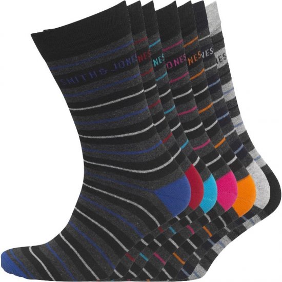 Smith & Jones Orkney 7-pack Socks - Εσώρουχα/Μαγιό - Aνδρικά Εσώρουχα μεγάλα μεγέθη