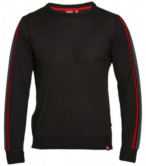 D555 Orlando Sweater Black - φούτερ/Φούτερ με κουκούλα - φούτερ/Φούτερ με κουκούλα ανδρικά μεγάλα μεγέθη 