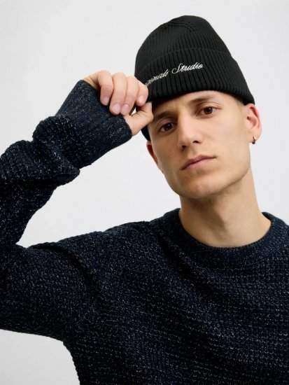 Jack & Jones Norrebro Σκούφος Μαύρο - Σκούφοι - 