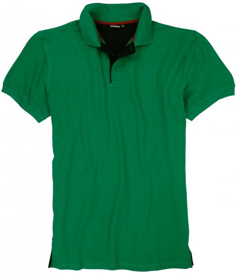 Adamo Pablo Comfort fit Polo shirt Green - Πόλο μπλουζάκια - Aνδρικά μπλουζακια πολο μεγάλα μεγέθη
