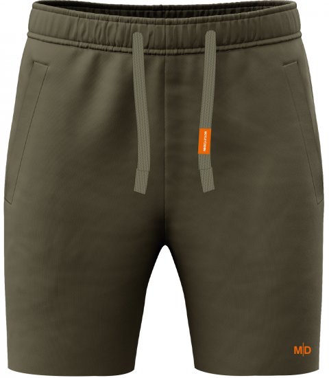 Motley Denim Paris Sweatshorts Dark Khaki - Αθλητικές φόρμες/σορτσάκια - Αθλητικές Φόρμες ανδρικεσ μεγάλα μεγέθη