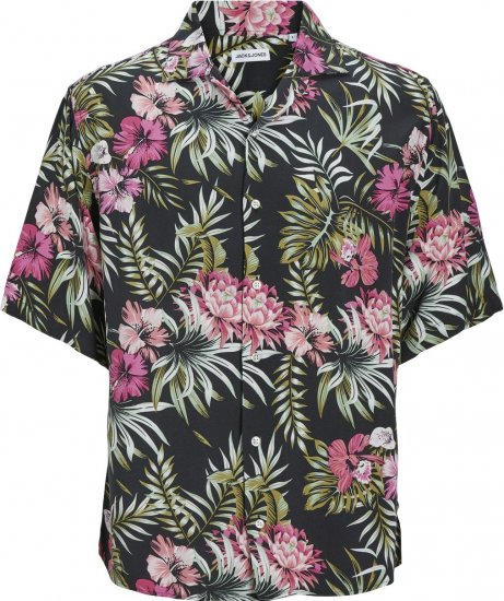 Jack & Jones JJEJEFF RESORT SHIRT Pink Nectar - Πουκάμισα - Aνδρικά πουκαμισα μεγαλα μεγάλα μεγέθη