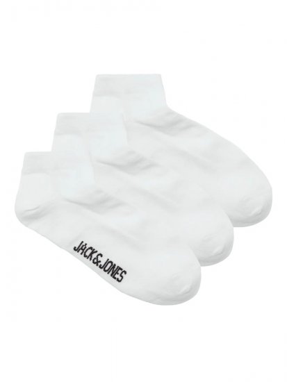 Jack & Jones Louis Κάλτσες Λευκό 3-pack - Εσώρουχα/Μαγιό - Aνδρικά Εσώρουχα μεγάλα μεγέθη