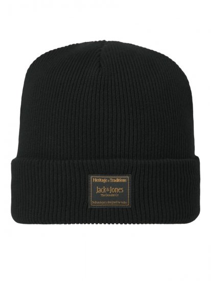 Jack & Jones Attitude Σκούφος Μαύρο - Σκούφοι - 