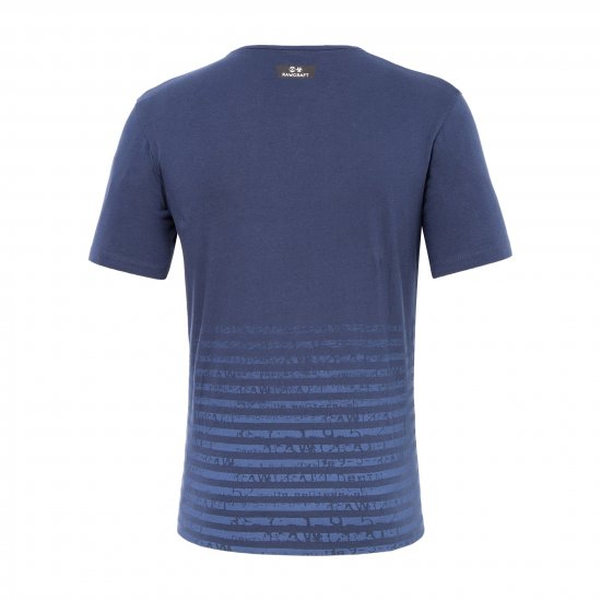 Rawcraft Reeder T-shirt Blue - Μακό μπλουζάκια - Aνδρικά μπλουζεσ μεγάλα μεγέθη