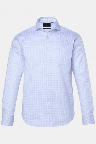 JP1880 Business Shirt Long Sleeve Snow White - Πουκάμισα - Aνδρικά πουκαμισα μεγαλα μεγάλα μεγέθη