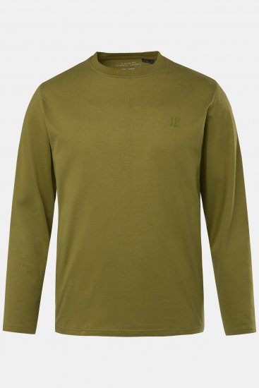 JP1880 Long Sleeve OEKO-TEX T-shirt Cactus - Μακό μπλουζάκια - Aνδρικά μπλουζεσ μεγάλα μεγέθη