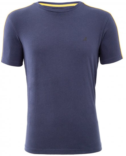 Kangol Salter T-shirt Navy - Μακό μπλουζάκια - Aνδρικά μπλουζεσ μεγάλα μεγέθη