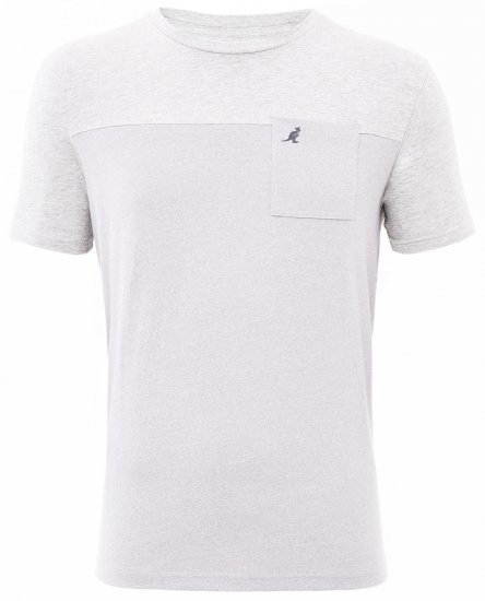 Kangol Sherwin T-shirt Grey - Μακό μπλουζάκια - Aνδρικά μπλουζεσ μεγάλα μεγέθη