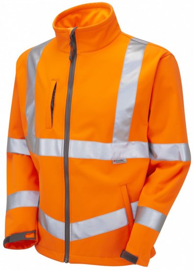 Leo Buckland Softshell Jacket Orange - Ρούχα εργασίας - Aνδρικά ρούχα εργασίας μεγάλα μεγέθη